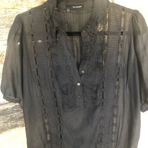Kooples Lace Sheer Blouse